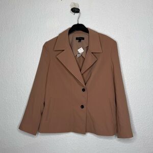 NWT Ann Taylor Classic Tan Women's Blazer Size 10